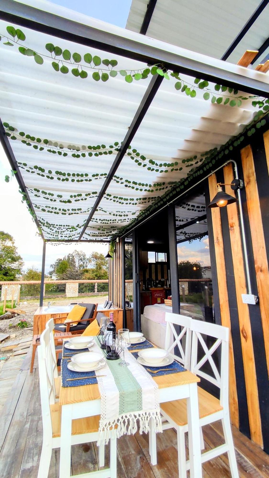 Romantico Glamping Tipo Contenedor Con Jacuzzi Cerca Al De Luxury tent *