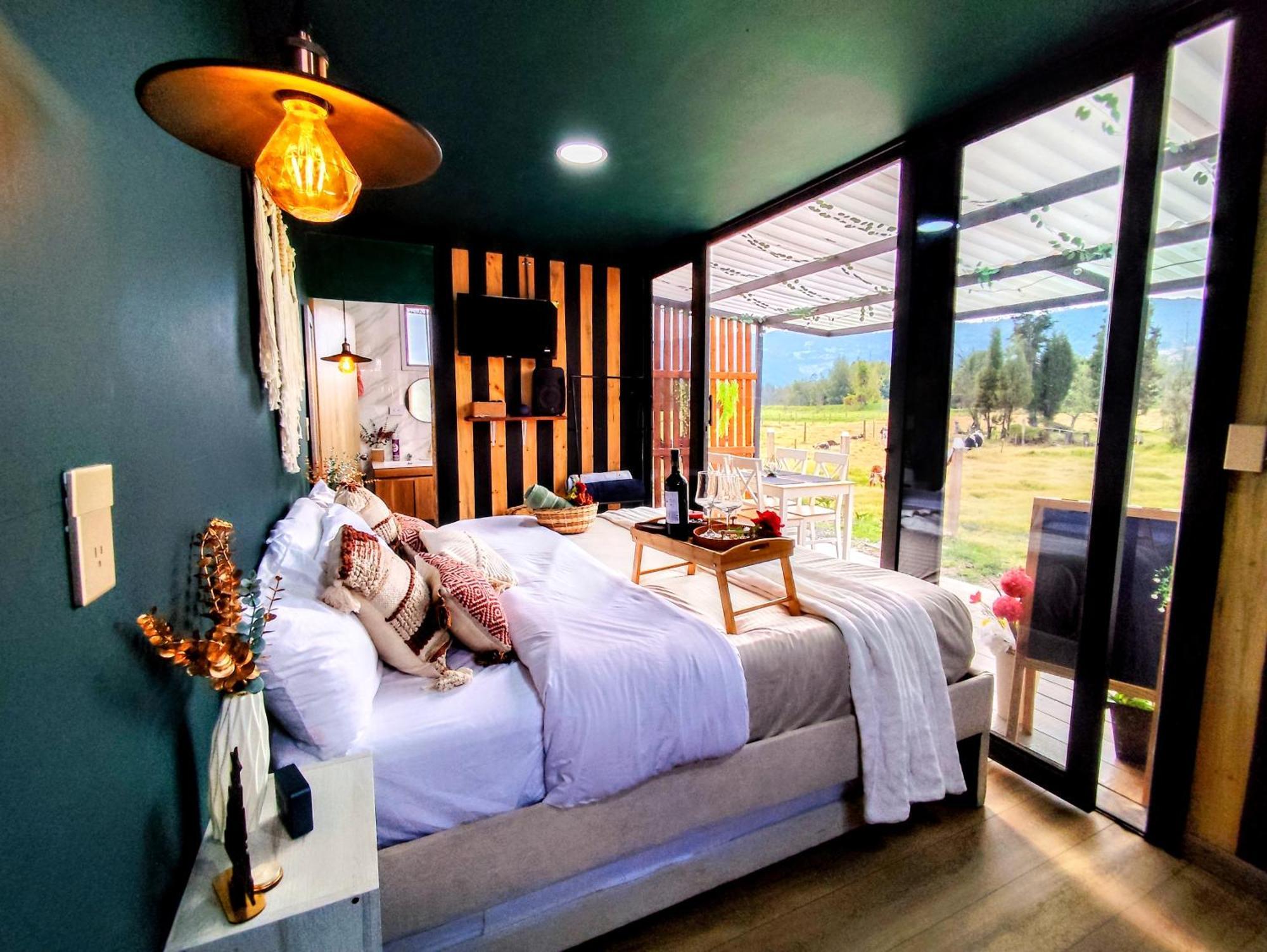 Romantico Glamping Tipo Contenedor Con Jacuzzi Cerca Al De Luxury tent *